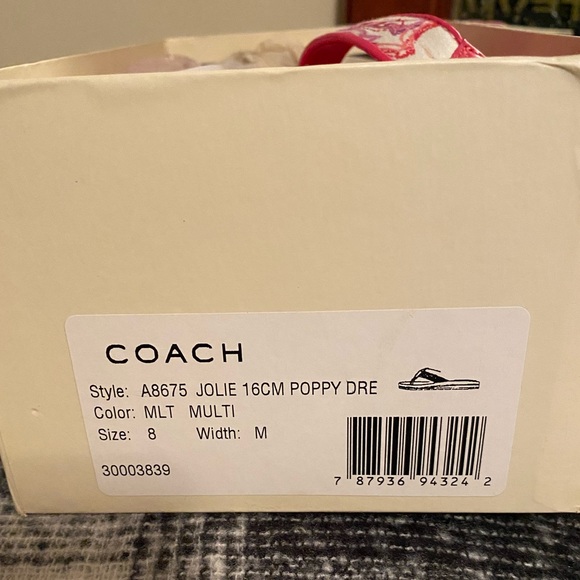 Coach hot pink summer sandal - Picture 3 of 4